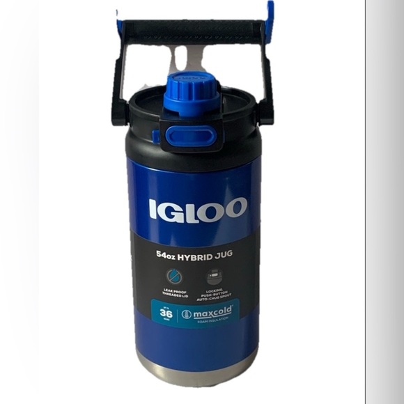 Igloo 54oz Hybrid Sports Jug Cooler Blue New - Picture 11 of 11